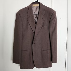 Donna Karan Men's Brown Blazer Wool/NylonFits sizes Medium-Large